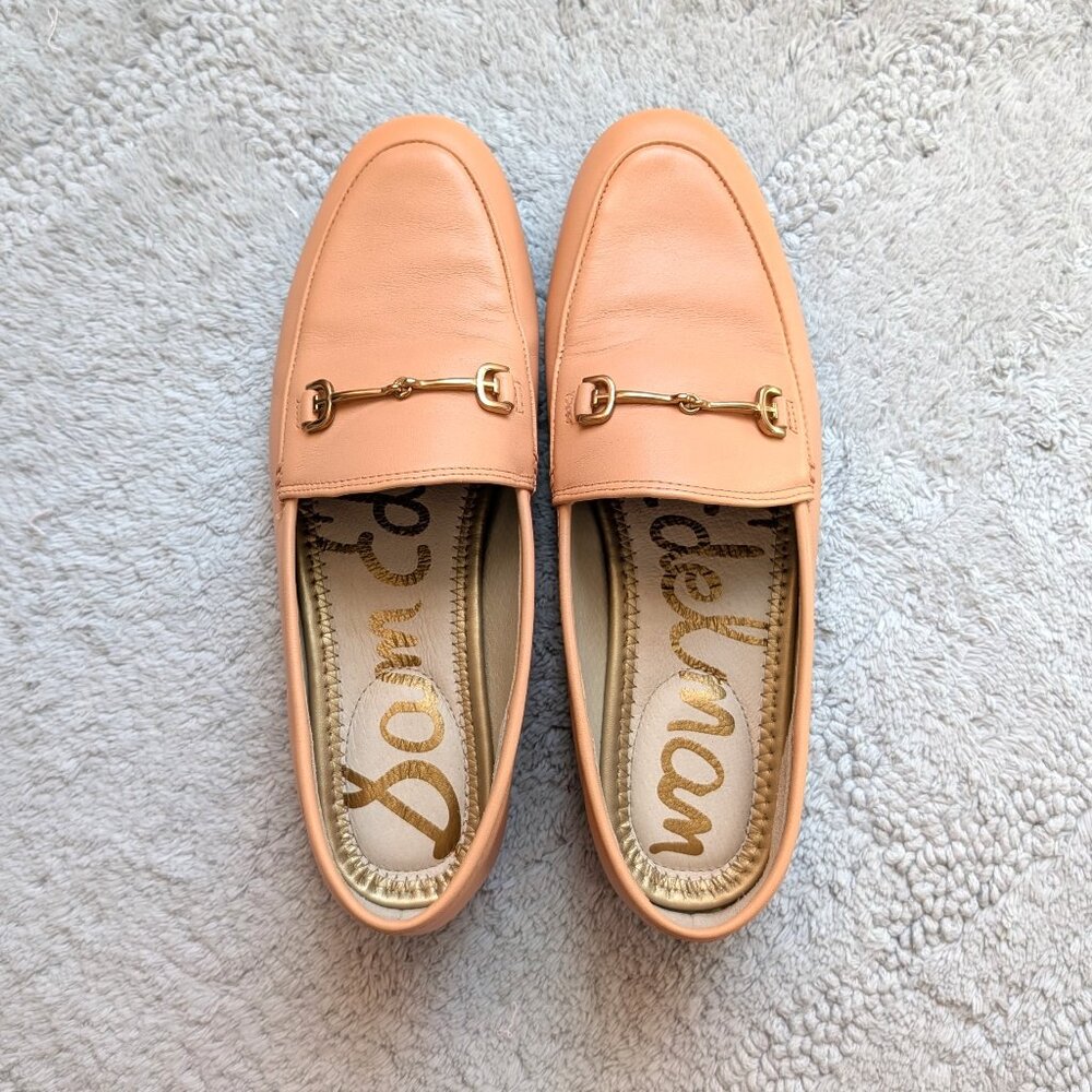 Brand New Sam Edelman Loraine Leather Loafer (color: melon; size: 6)